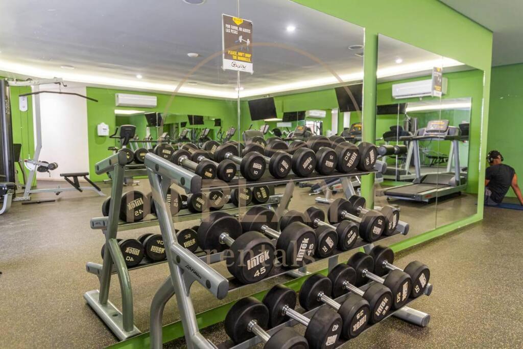 Apartamento Luxury Condo, Hab Privada 100mb Ac Gym Pool Cine *